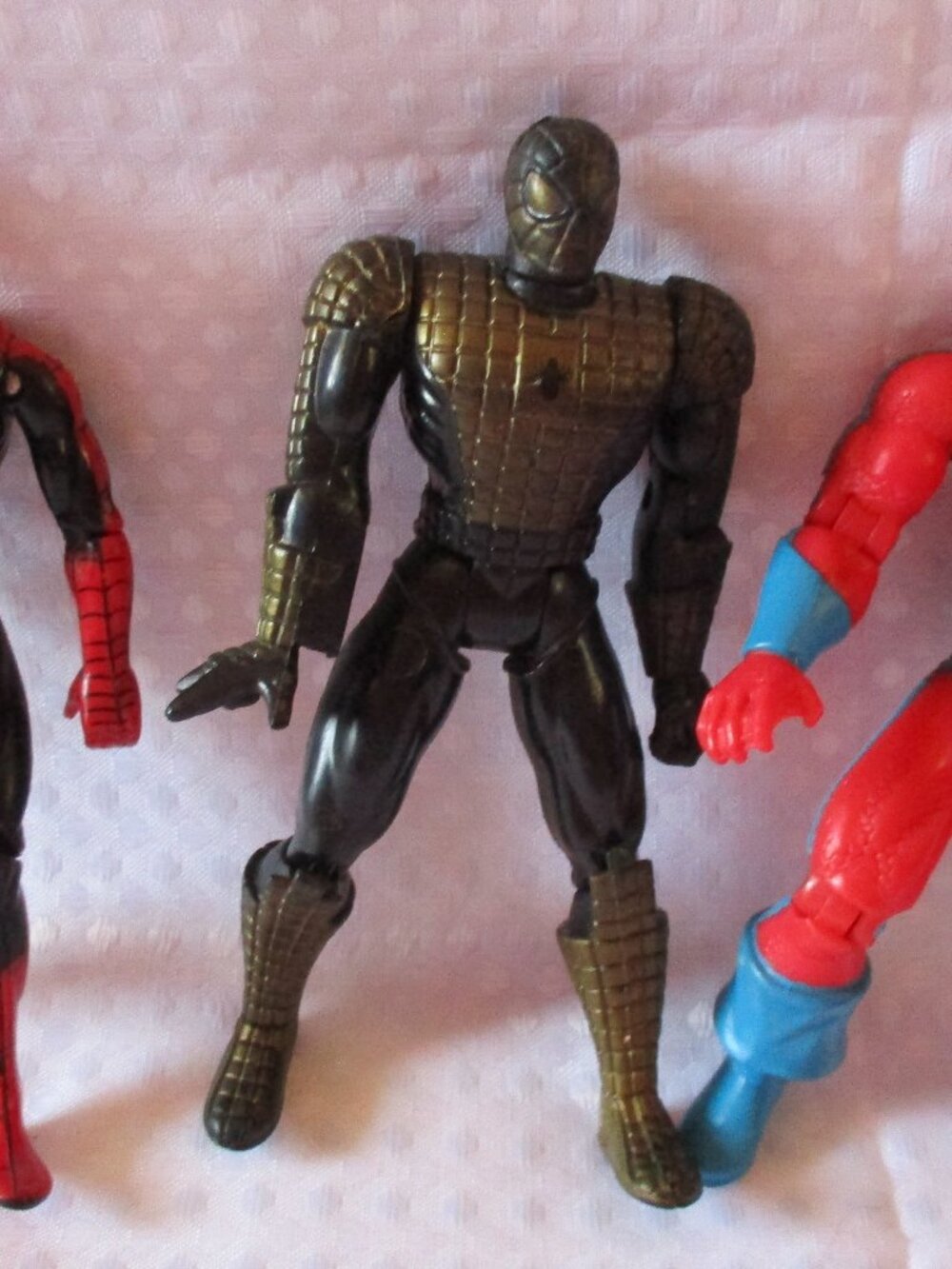1994 Toy Biz Marvel Cosmic Defender, Spider-Armor & Aqua Wars Spiderman Figures